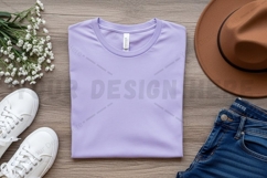 Lavender t-shirt mockup design Product Image 1