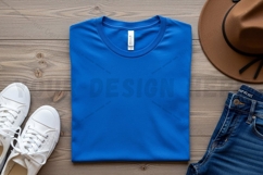 Stylish blue t-shirt mockup design Product Image 1