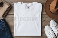 Minimalist white t-shirt mockup design Product Image 1