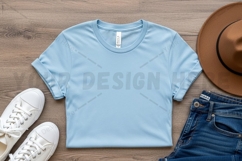 Light blue t-shirt mockup design Product Image 1