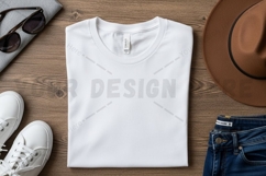 Casual black t-shirt mockup design Product Image 1