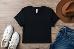 Navy blue t-shirt mockup design Product Image 1
