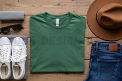 Green t-shirt mockup design Product Image 1
