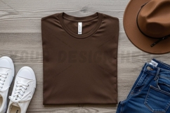Brown t-shirt mockup design Product Image 1