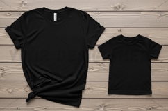 Black t-shirt mockup design Product Image 1