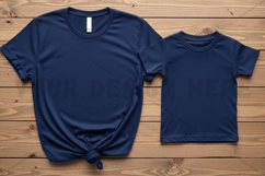 Navy blue t-shirt mockup Product Image 1