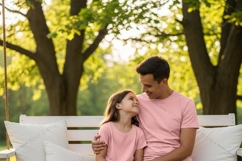 Pink t-shirt mockup design Product Image 1