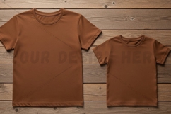 Brown t-shirt mockup design Product Image 1