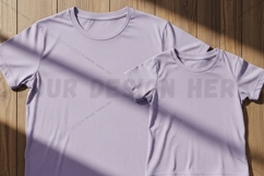 Lilac t-shirt mockup design Product Image 1