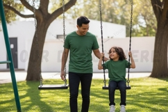 Green t-shirt mockup design Product Image 1