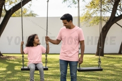 Pink t-shirt mockup design Product Image 1