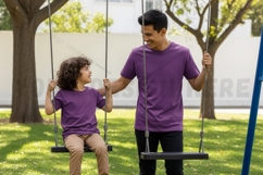 Purple t-shirt mockup design Product Image 1