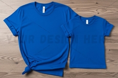 Cobalt blue t-shirt mockup design Product Image 1
