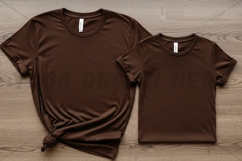 Brown t-shirt mockup design Product Image 1