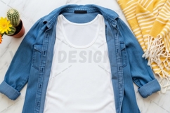 Blank white t-shirt mockup Product Image 1