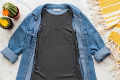 Black t-shirt mockup Product Image 1