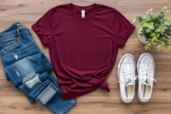 Casual outfit t-shirt mockup design Product Image 1