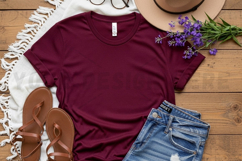 Purple hoodie t-shirt mockup design Product Image 1