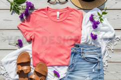 Casual gray hoodie with pocket mockup design Product Image 1