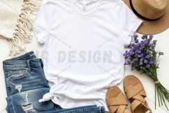 Men's grey hoodie t-shirt mockup design Product Image 1