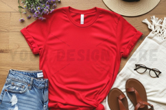 Mustard yellow hoodie with distressed jeans mockup Product Image 1