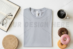 Mint green hooded sweatshirt mockup Product Image 1