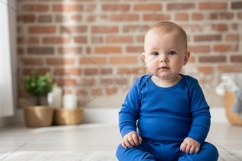 Baby blue onesie mockup design Product Image 1