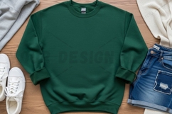 Green t-shirt mockup design Product Image 1