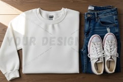 White t-shirt mockup Product Image 1