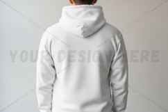 White hoodie mockup design Product Image 1