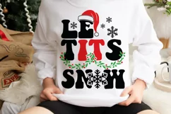 Le tits now SVG, Le tits now PNG, Funny Christmas SVG Product Image 4