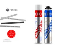 Two Metallic Pu-Foam Tube Mockup 750ml Product Image 1