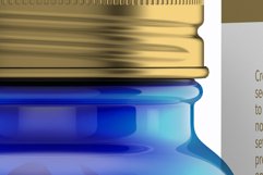 45 Pills Bottle with Box Mockup Product Image 6
