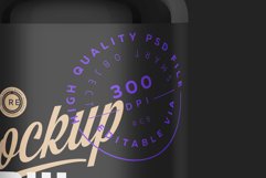 Black Pills Bottle Mockup Product Image 6