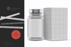 45 Pills Bottle with Box Mockup Product Image 2