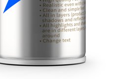 Two Metallic Pu-Foam Tube Mockup 750ml Product Image 5