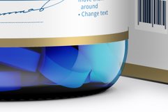 45 Pills Bottle with Box Mockup Product Image 5