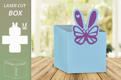 Easter treat box laser cut, Easter eggs gift box template Product Image 1