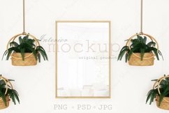 Mock up frame in interior, Boho mockup, Interior mockup Product Image 1