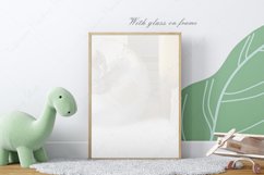 Frame mockup for art, Kids frame mockup, Dinosaur style Product Image 2