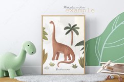 Frame mockup for art, Kids frame mockup, Dinosaur style Product Image 5