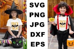 Trick or treat SVG, Kids Halloween SVG, Halloween boy svg Product Image 2