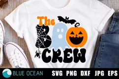 The BOO Crew SVG, Boo SVG, Halloween svg, Halloween shirt Product Image 3