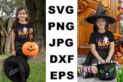 Fab BOO lous SVG, HalloweenSVG, Halloween girl SVG, Ghost Product Image 3