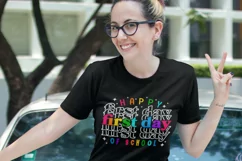 First day of School SVG, Happy first day of school SVG Product Image 2