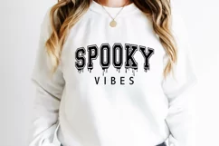 Spooky vibes SVG, Spooky season SVG, Halloween svg, Spooky Product Image 2