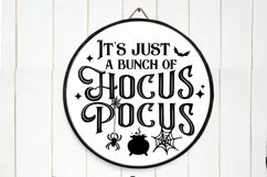 Hocus Pocus Sign SVG, I'ts just a bunch of Hocus Pocus Product Image 3