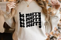 Be merry SVG, Be Merry PNG, Merry Christmas SVG, Christmas Product Image 2