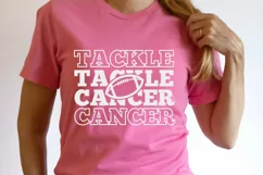 Tackle cancer SVG, Go fight SVG, Cancer awareness, Football Product Image 2