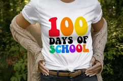 100 days of school SVG, 100 days SVG, 100 days shirt SVG Product Image 2